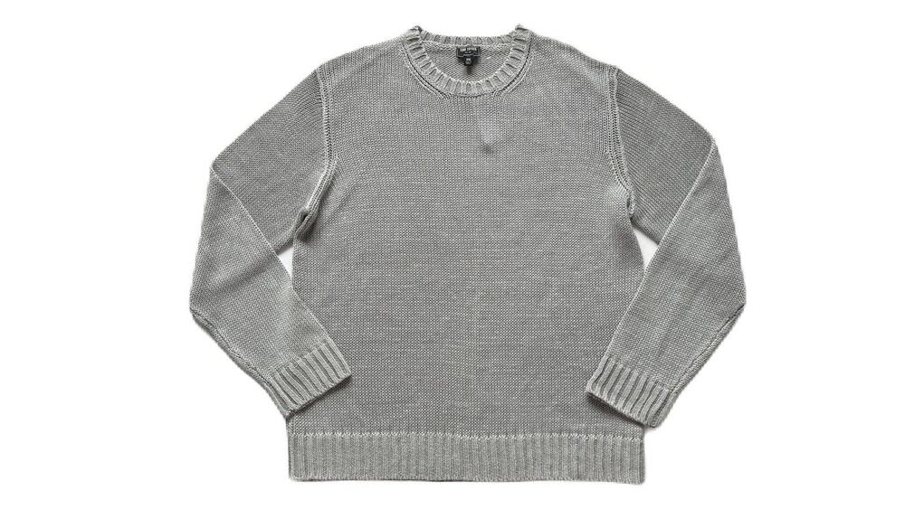 Todd Snyder 100% Linen Crew Sweater Size XXL Silver Mist New